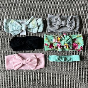 6 Baby Headbands